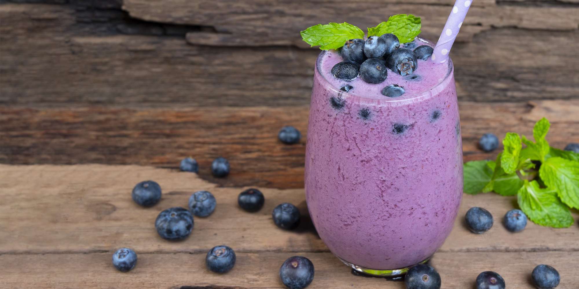 Violet Vanilla Protein Smoothie