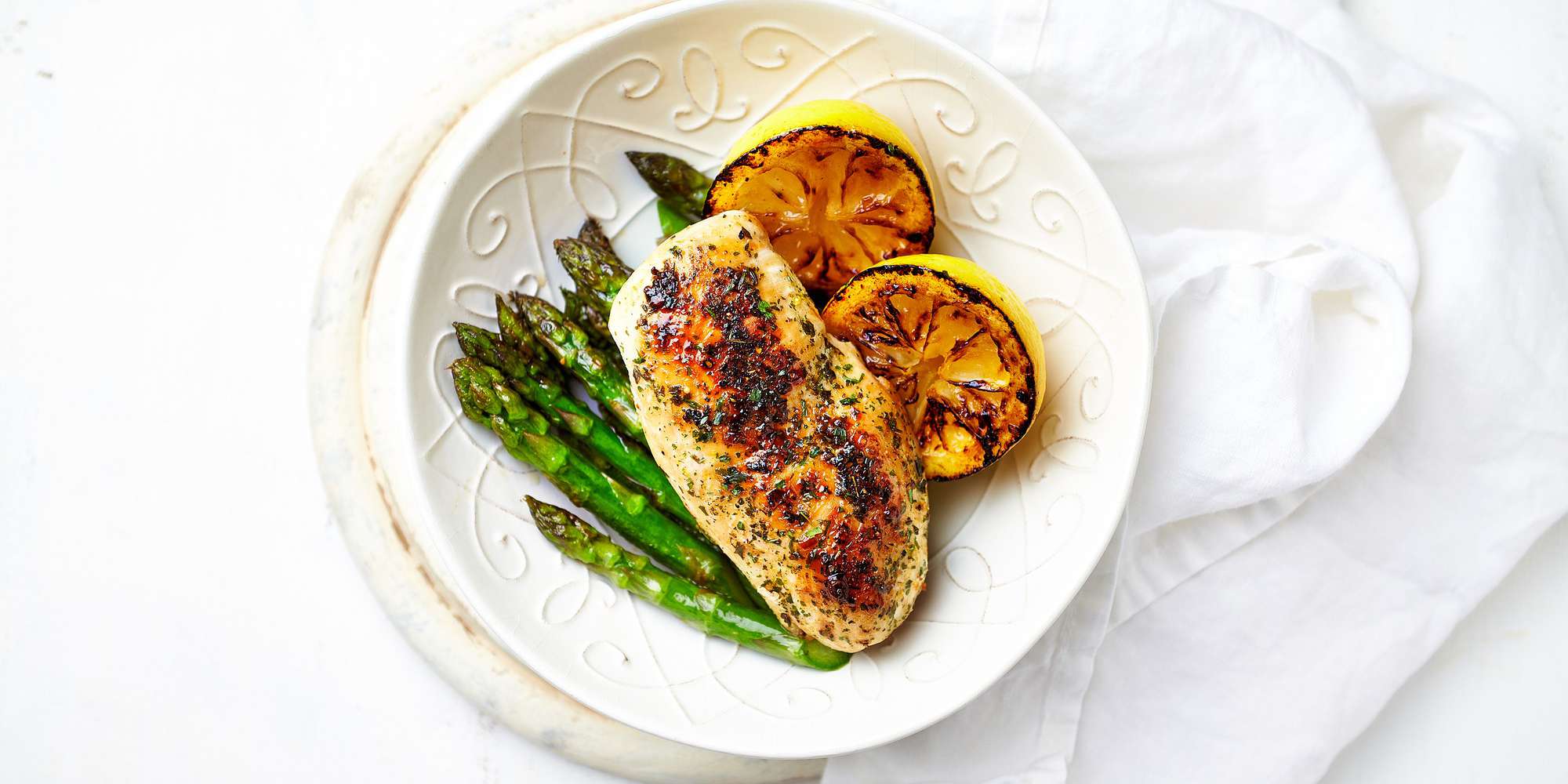 Chicken and Asparagus Skillet Supper