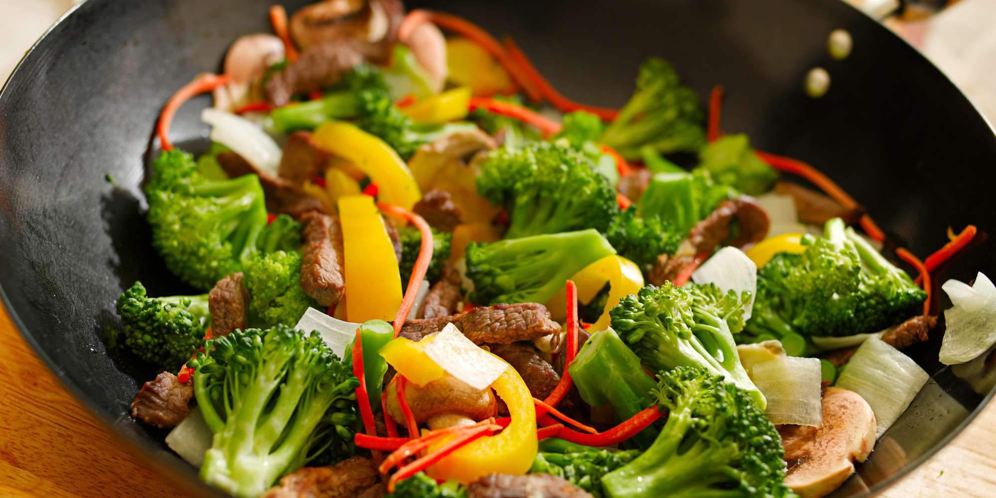 Pork Stir-Fry with Sweet Pepper and Sesame