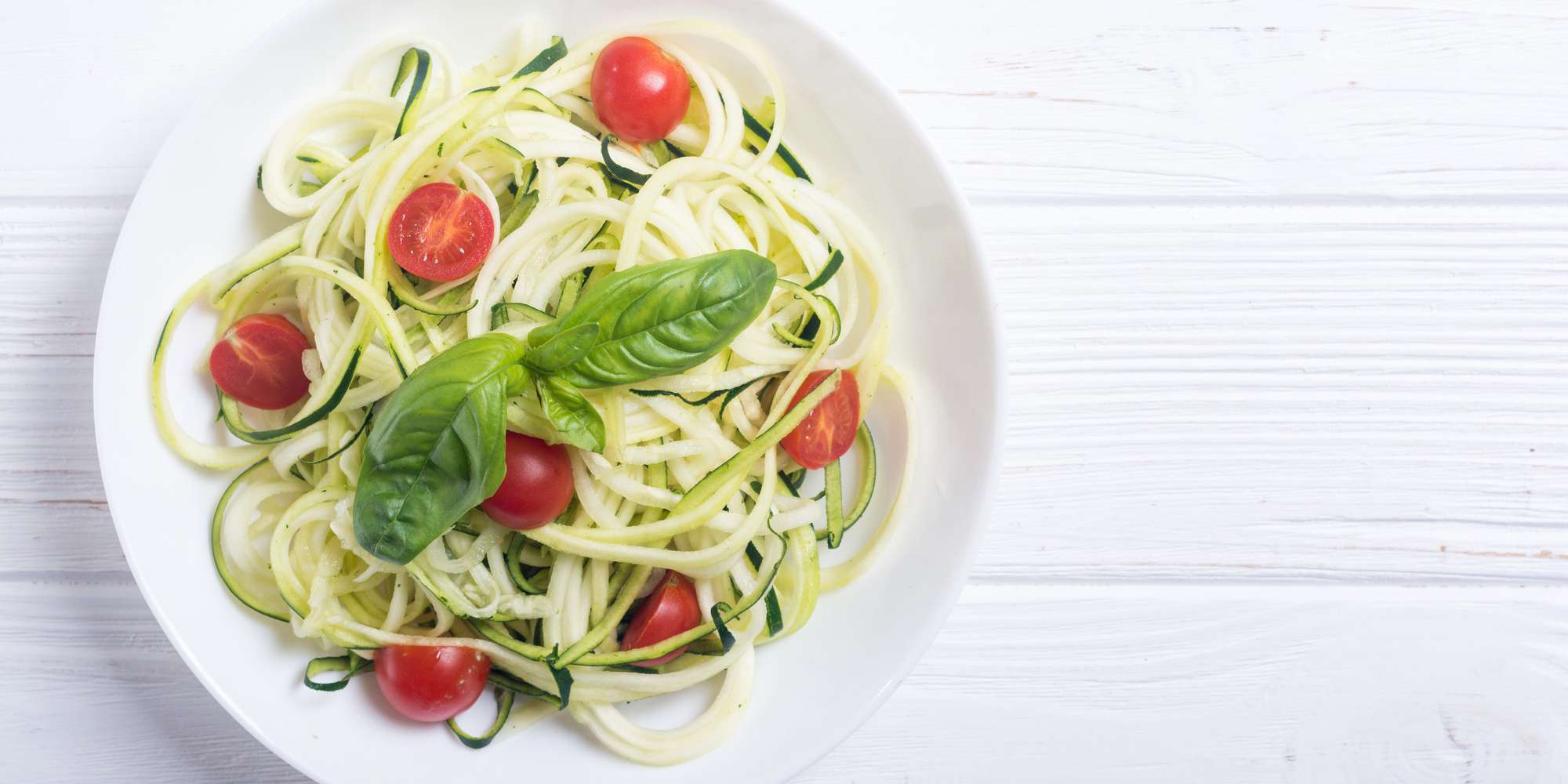 Zucchini fettuccine