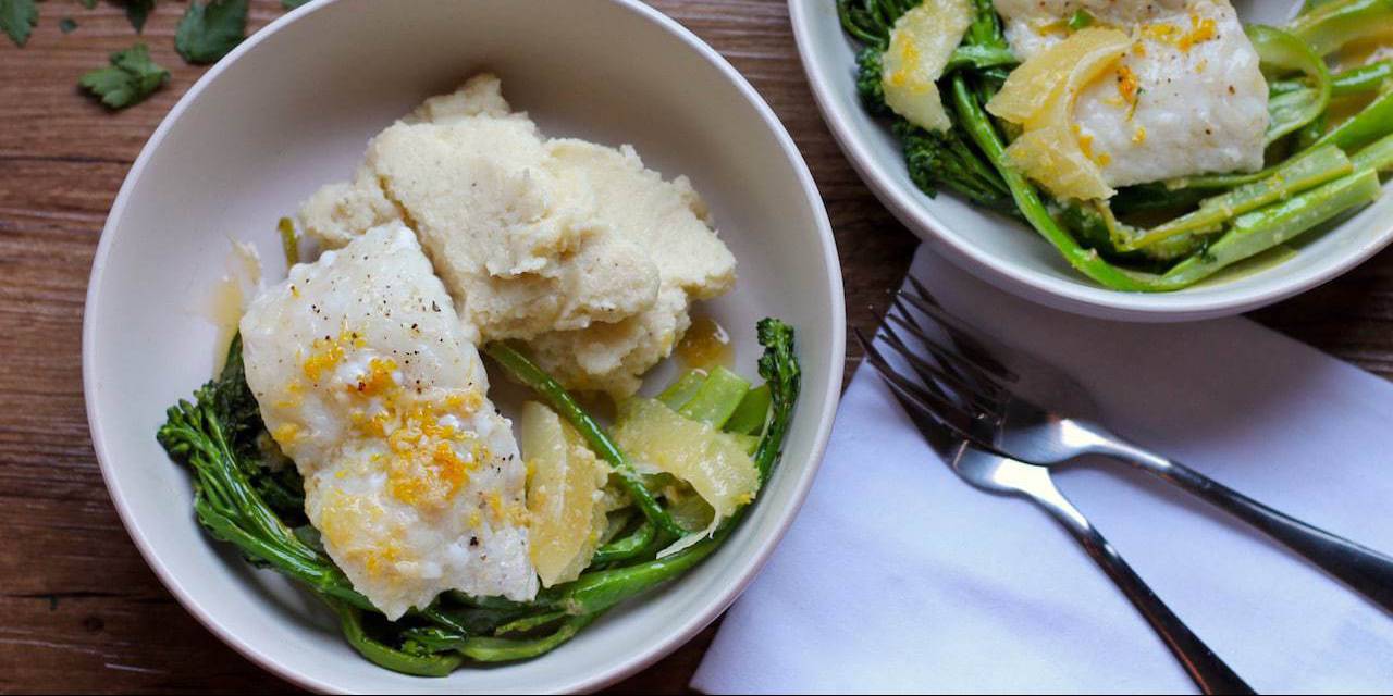 Baked Fish with Lemon Butter Sauce [BF]