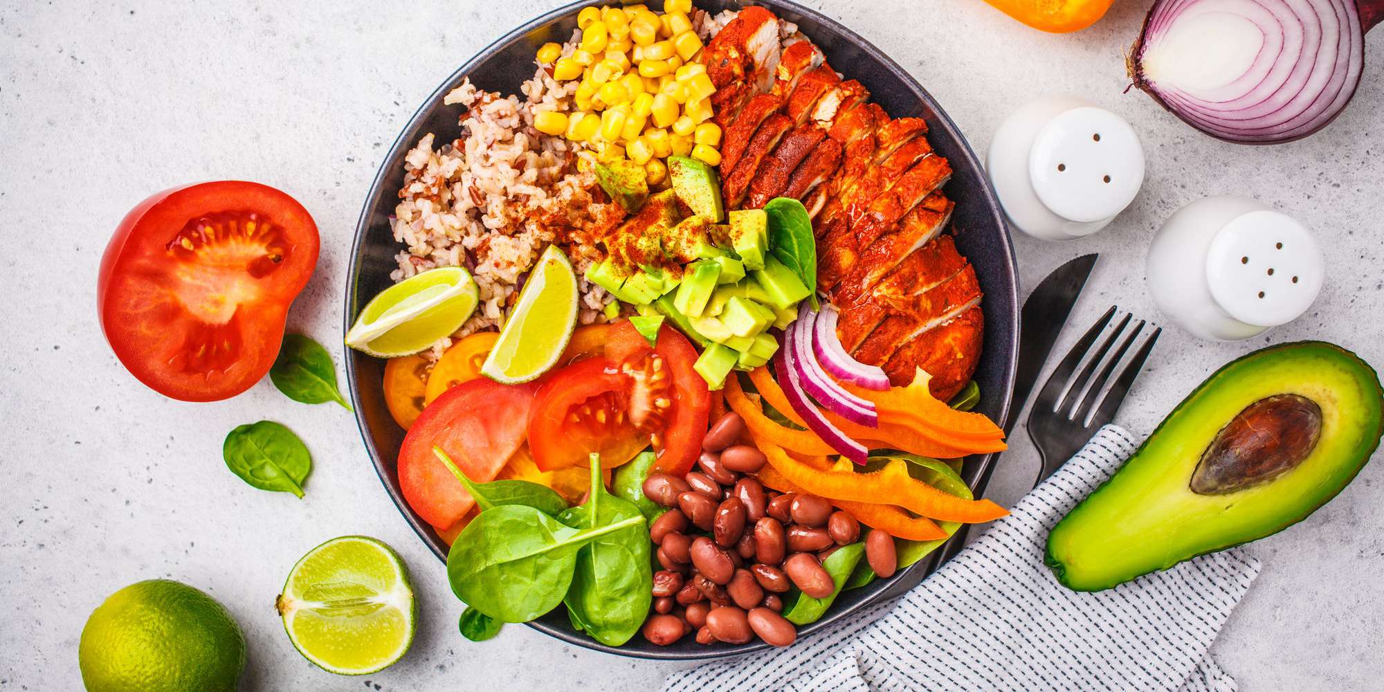 Chipotle Chicken Quinoa Burrito Bowl