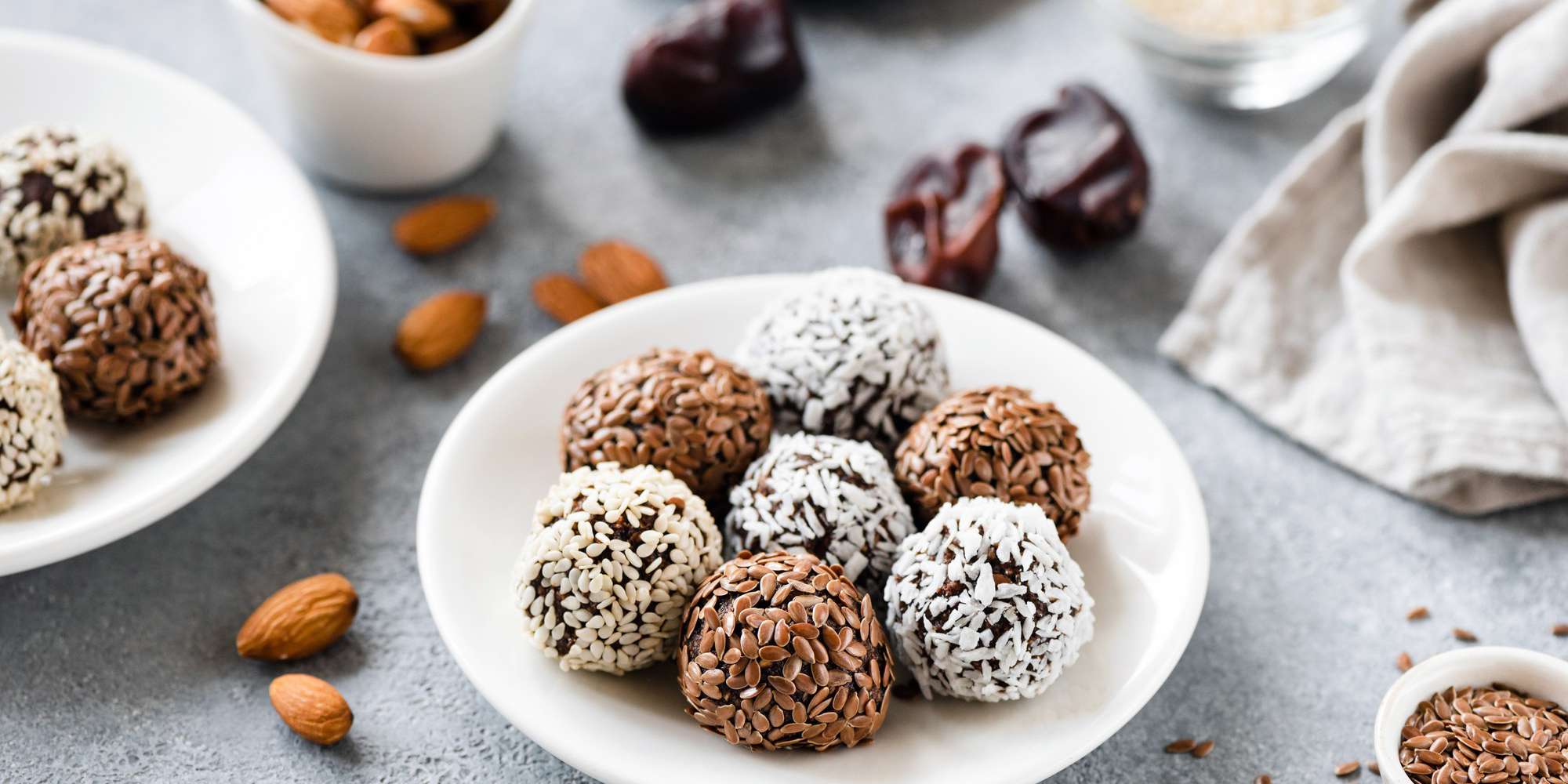 Gluten Free Energy Balls with Quinoa & Coconut