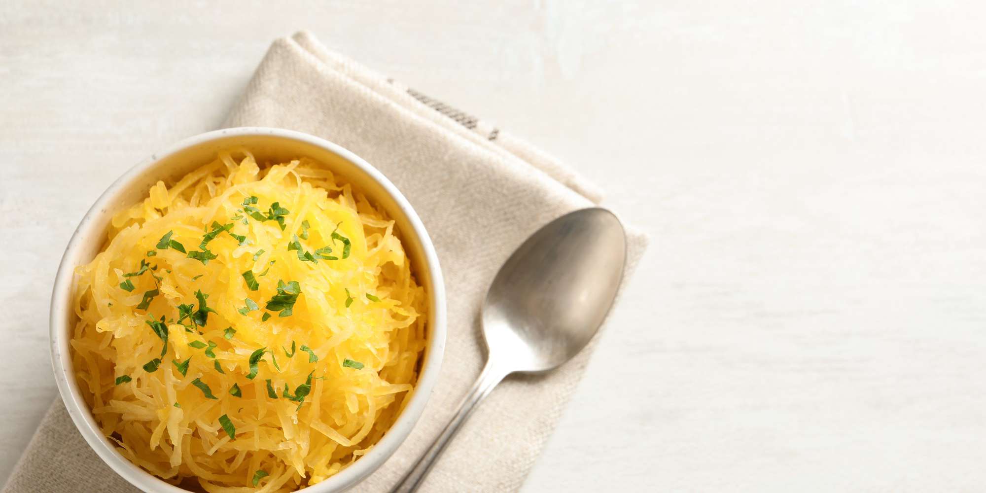 Spaghetti Squash with Nut-Free Lemon Pesto