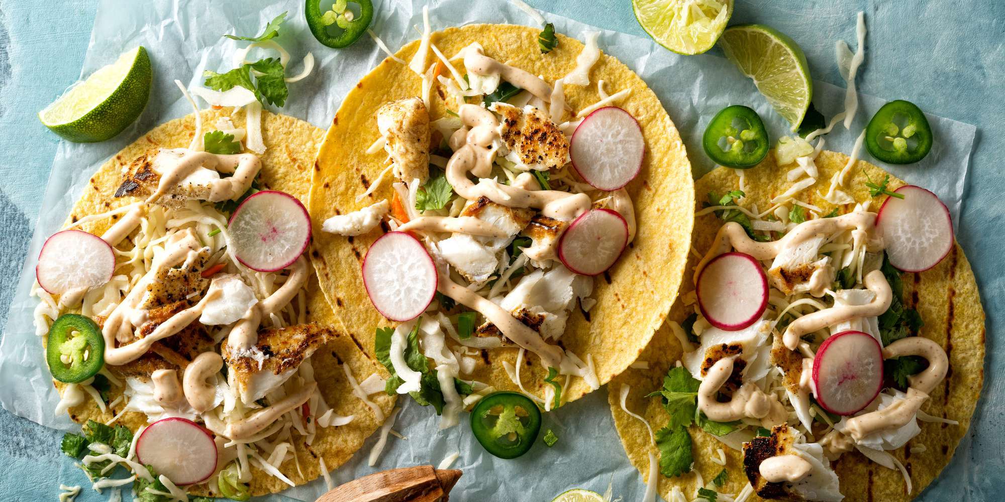 Citrus Orange & Lime Fish Tacos