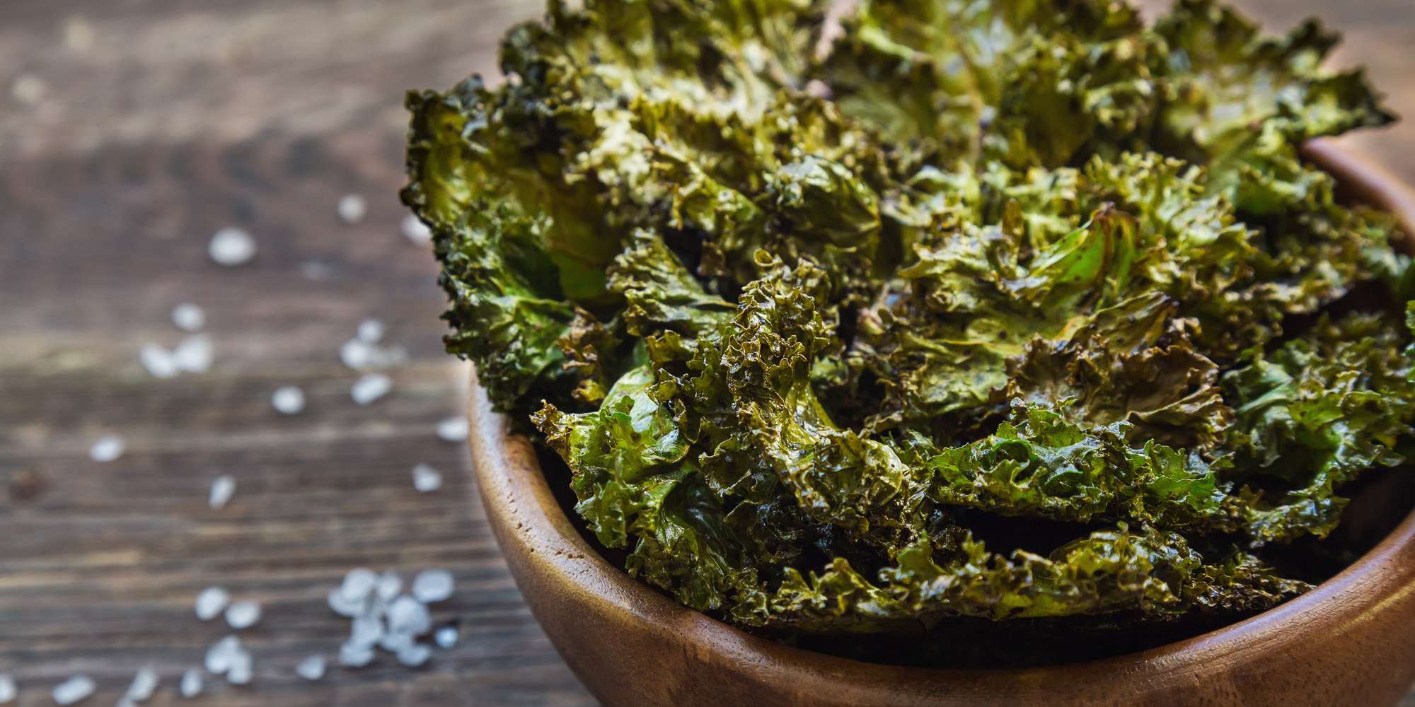 Salt and Vinegar Kale Chips