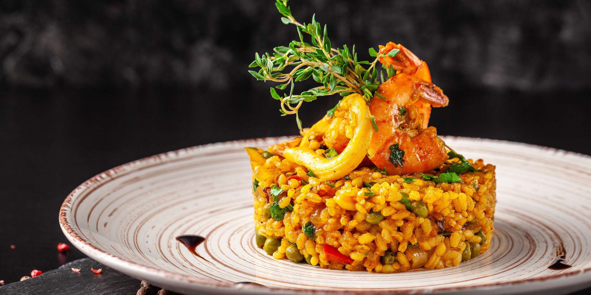 Spanish Seafood Saffron Rice