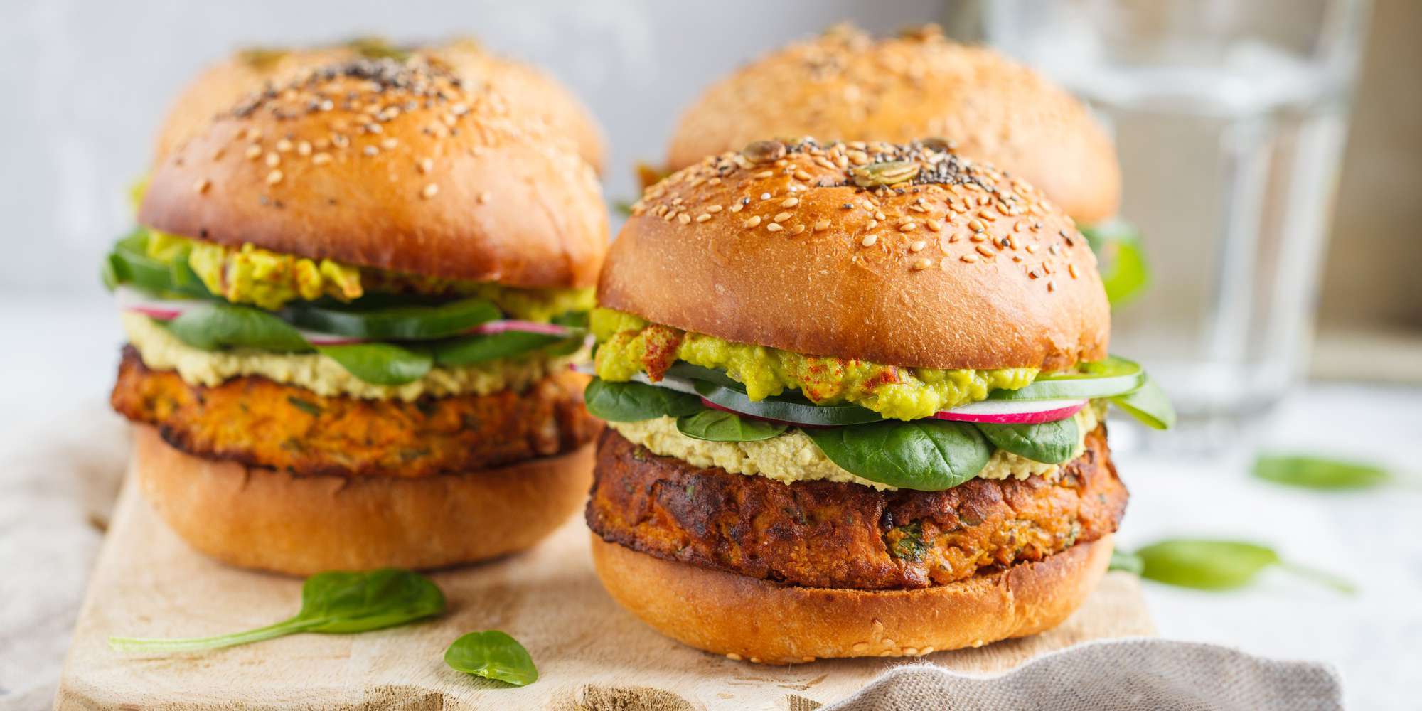 Veggie Burger with Black Beans & Sweet Potato