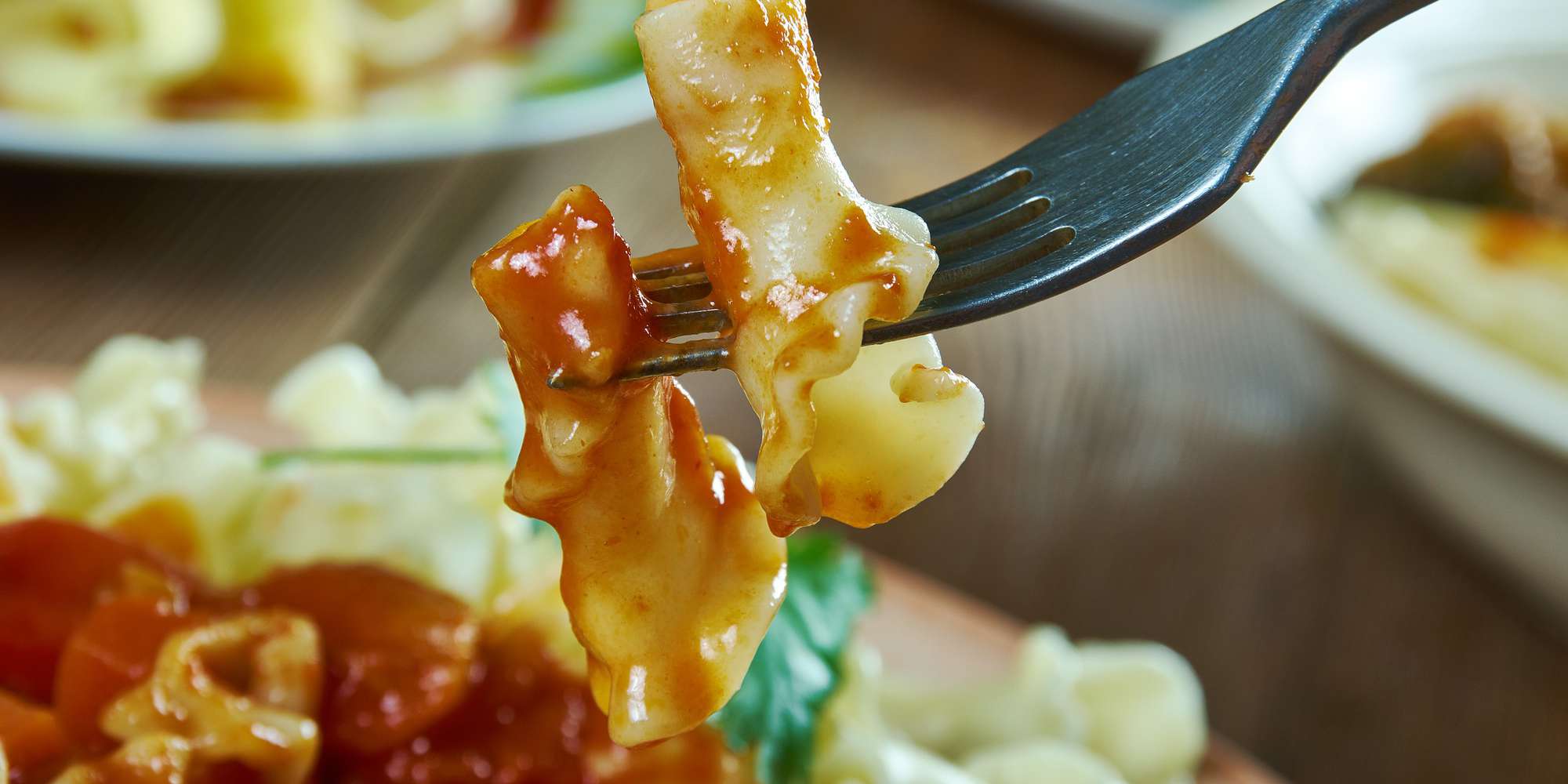 Campanelle Pasta, Chicken Sausage, Tomatoes & Peas