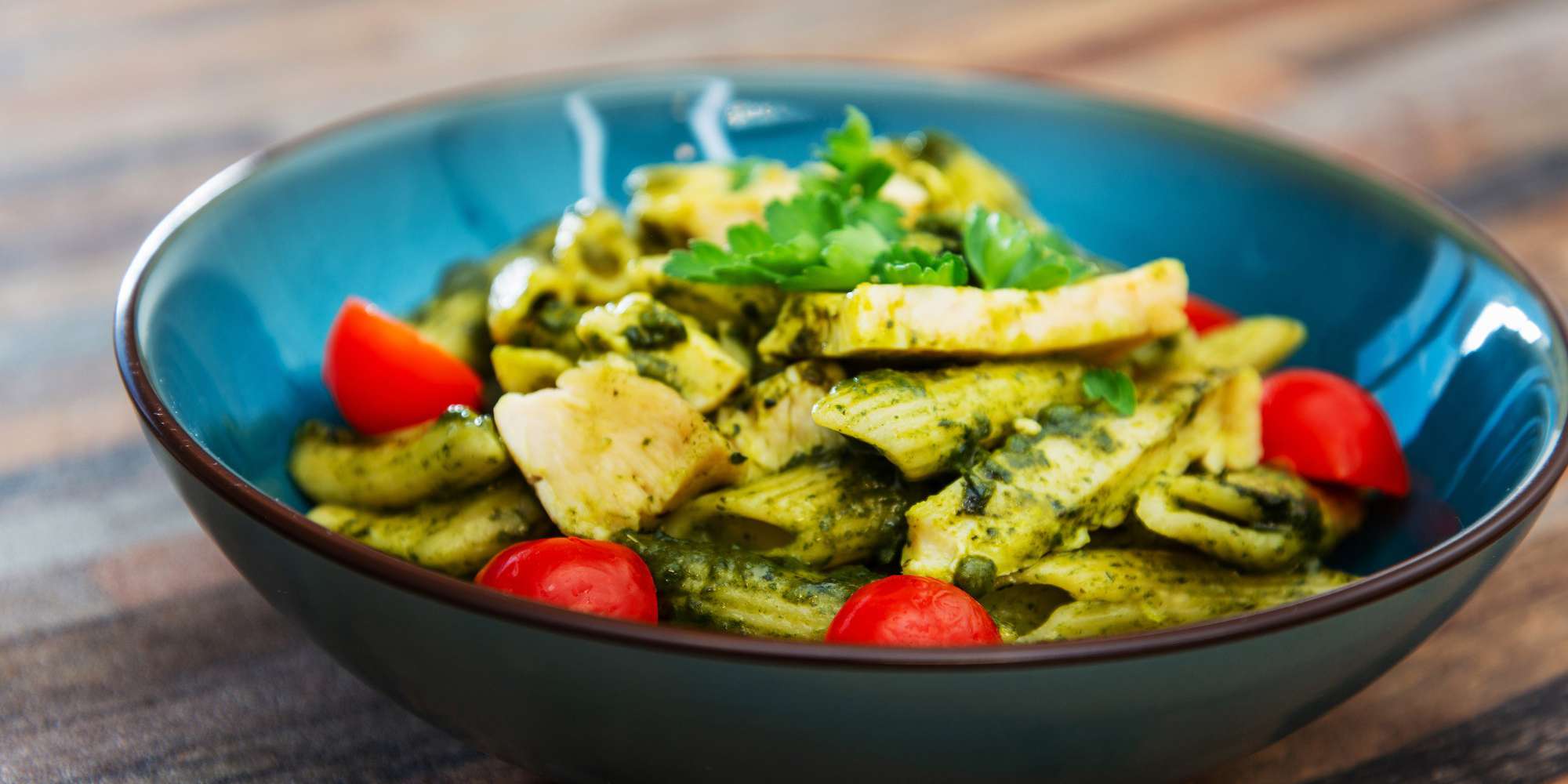 Warm Pesto Bowl with Chicken