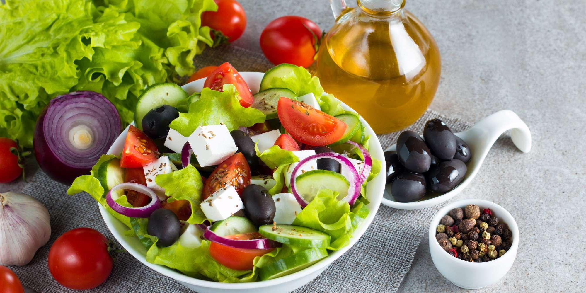 EASY Mediterranean Tuscan Salad