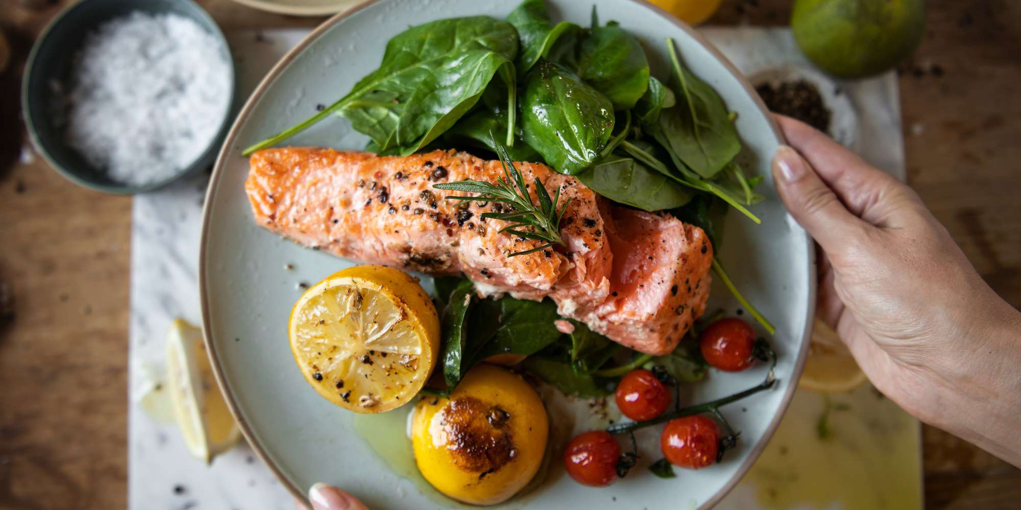 Salmon with Roasted Cherry Tomatoes