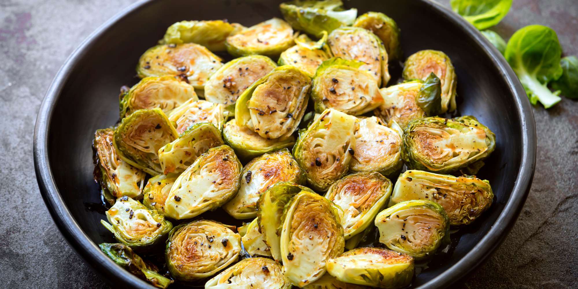 Maple-Dijon Roasted Brussel Sprouts