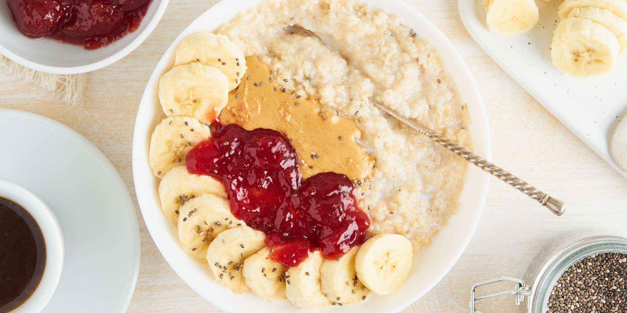 Peanut Butter and Jelly Oatmeal