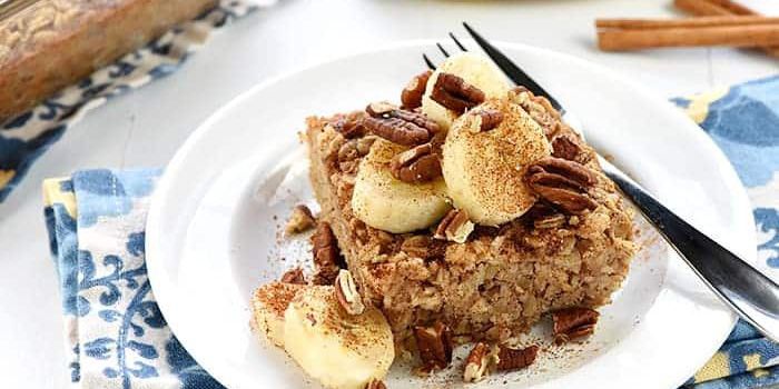 Banana Bread Baked Oatmeal