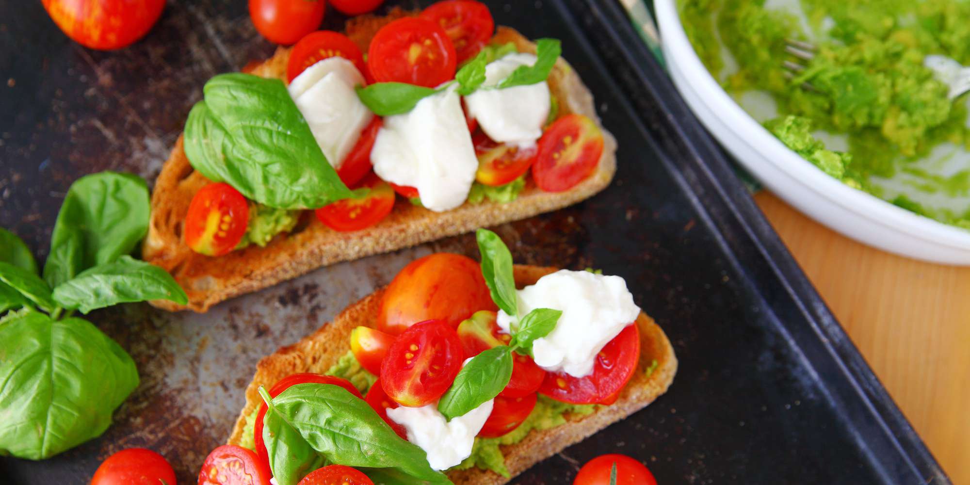 Caprese Avocado Toast