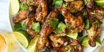 Cilantro Lime Chicken Wings [BF]