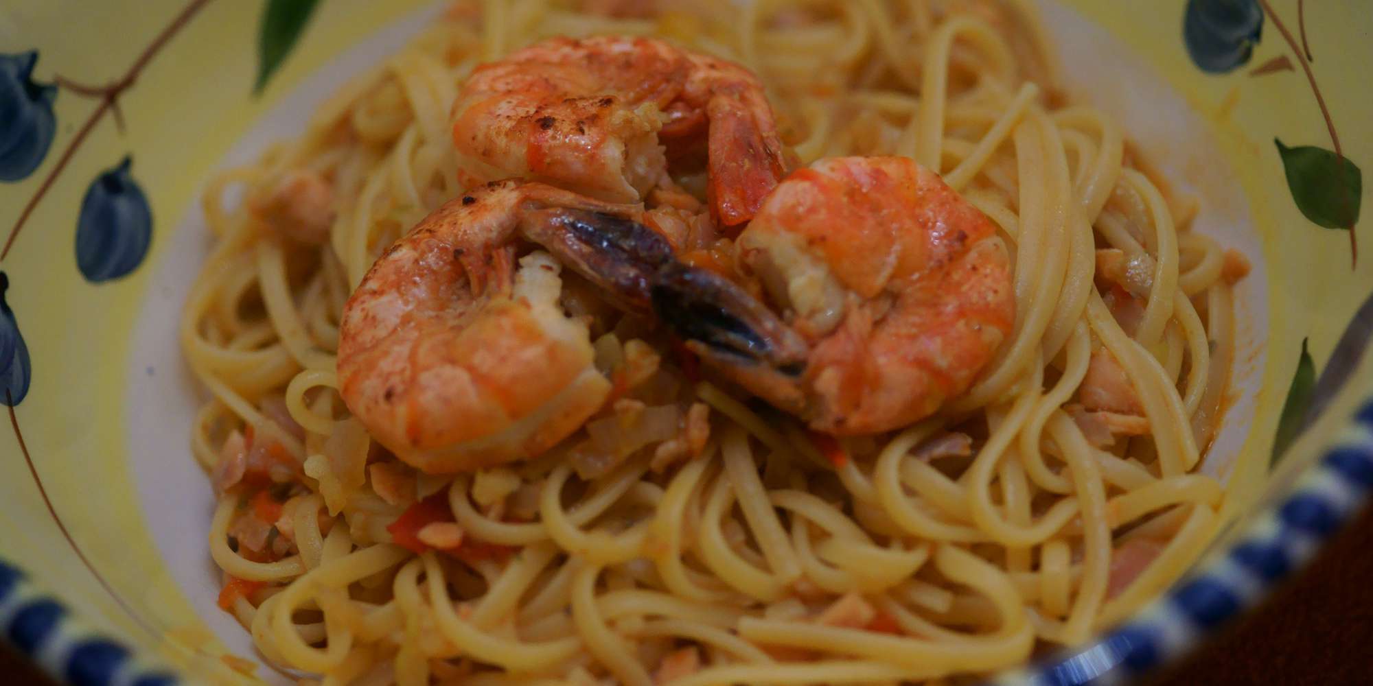 Mediterranean Pasta with Shrimps