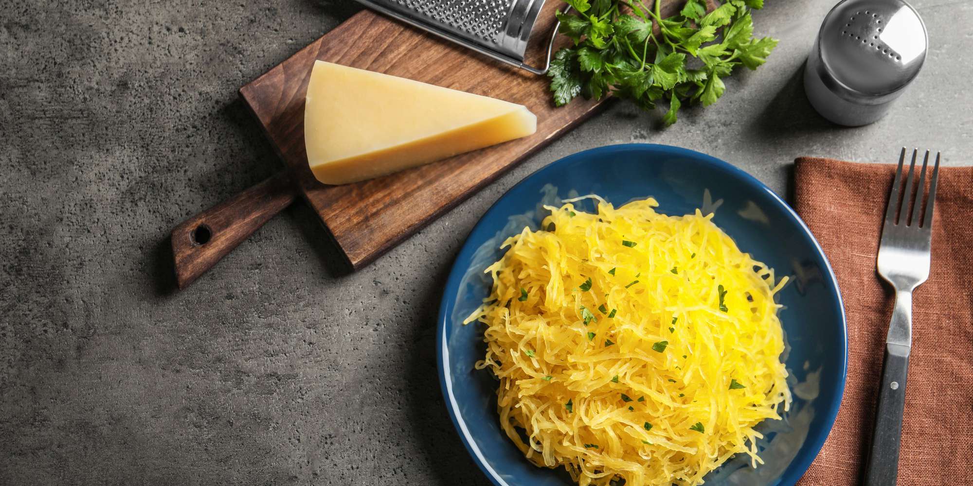 Garlic Parsley Spaghetti Squash