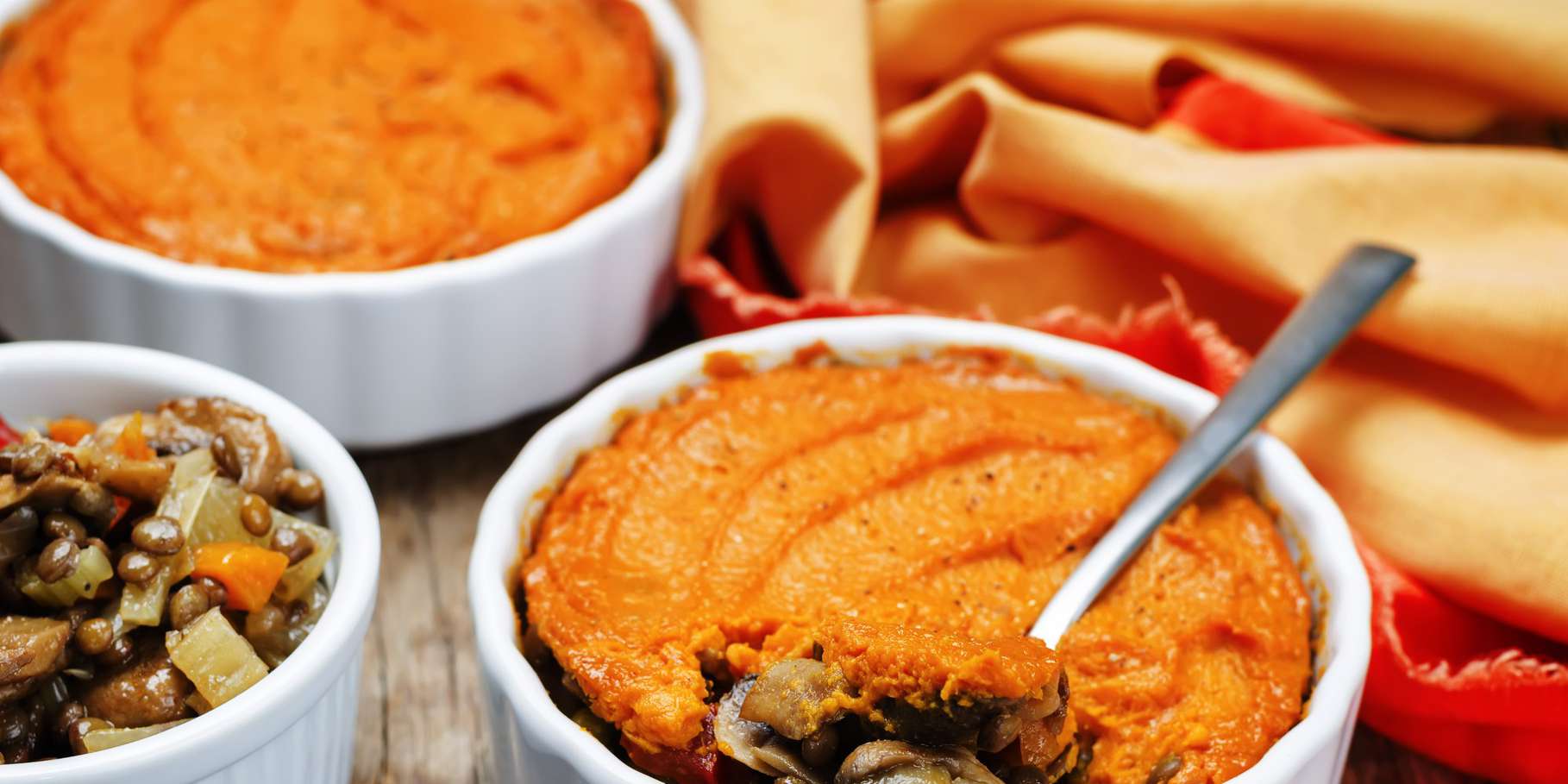 Sweet Potato and Parsnip "Shepherd's" Pie