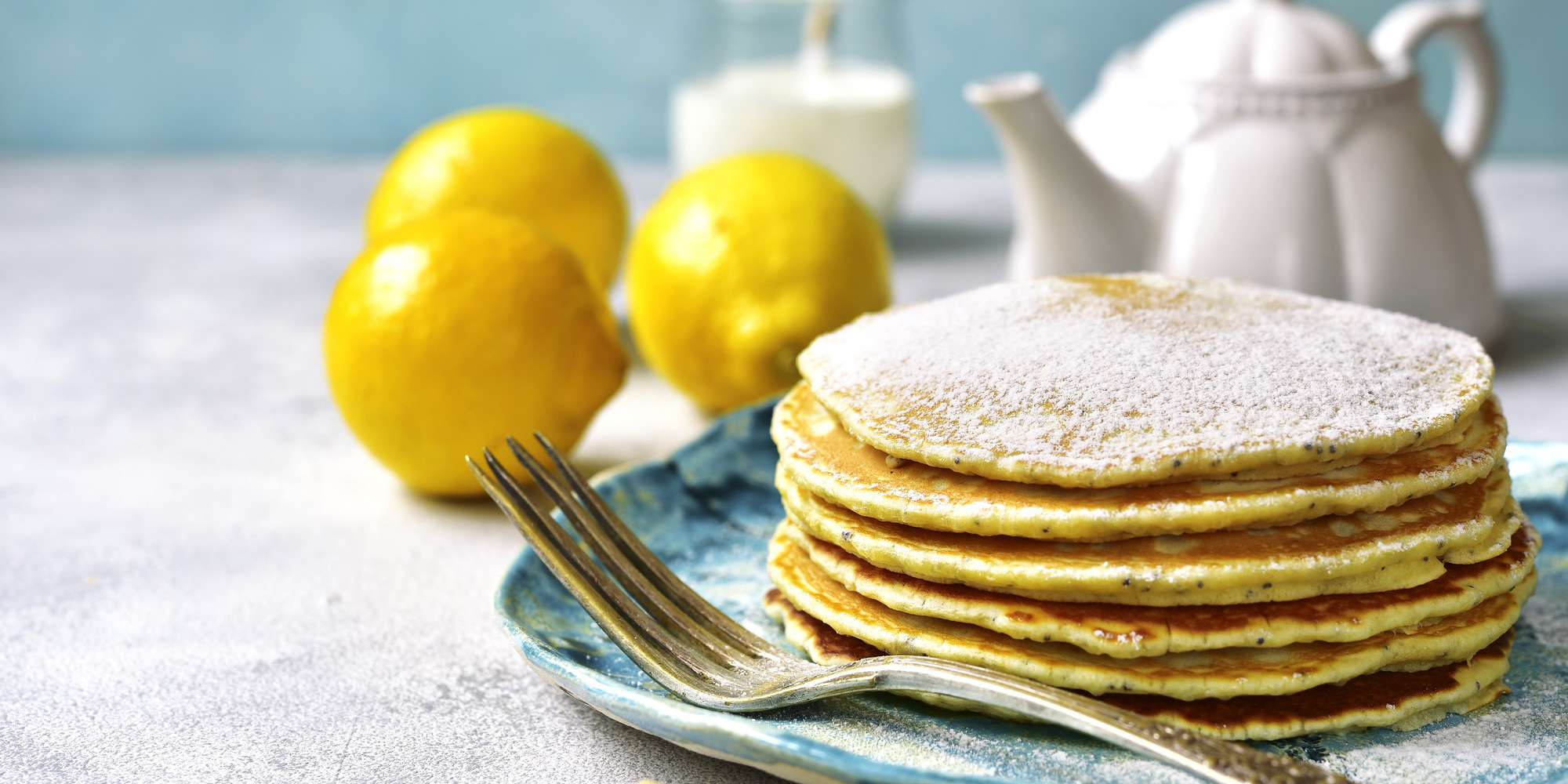 Lemon Poppy Seed Pancakes