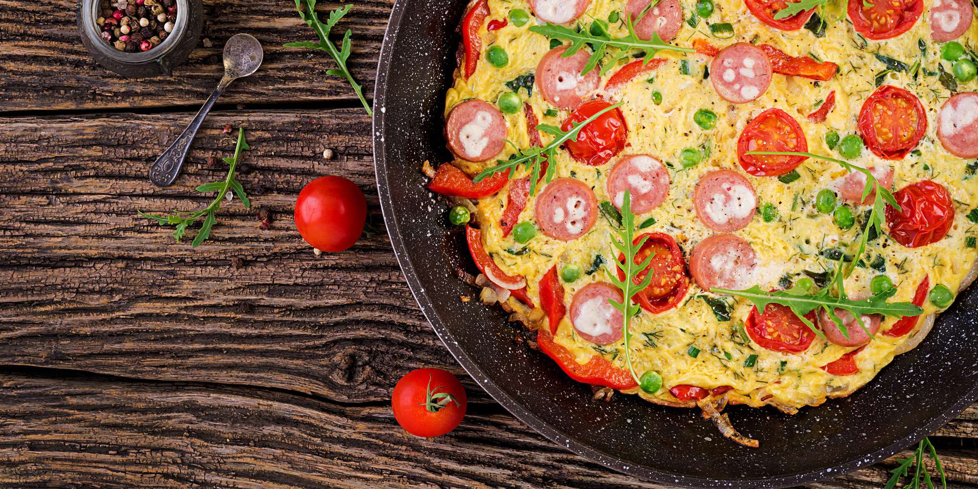 Easy One-Pan Spicy Italian Sausage “Pizza”