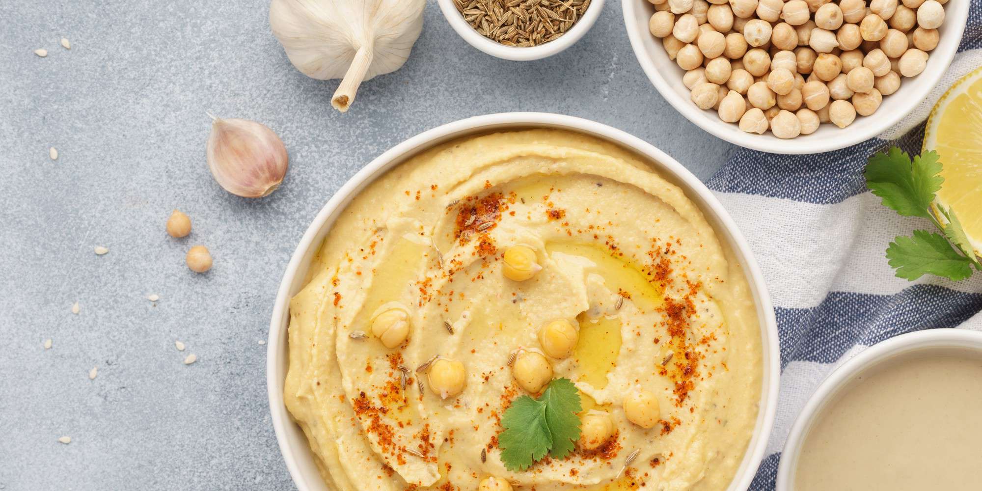 Homemade Sesame Seed Hummus