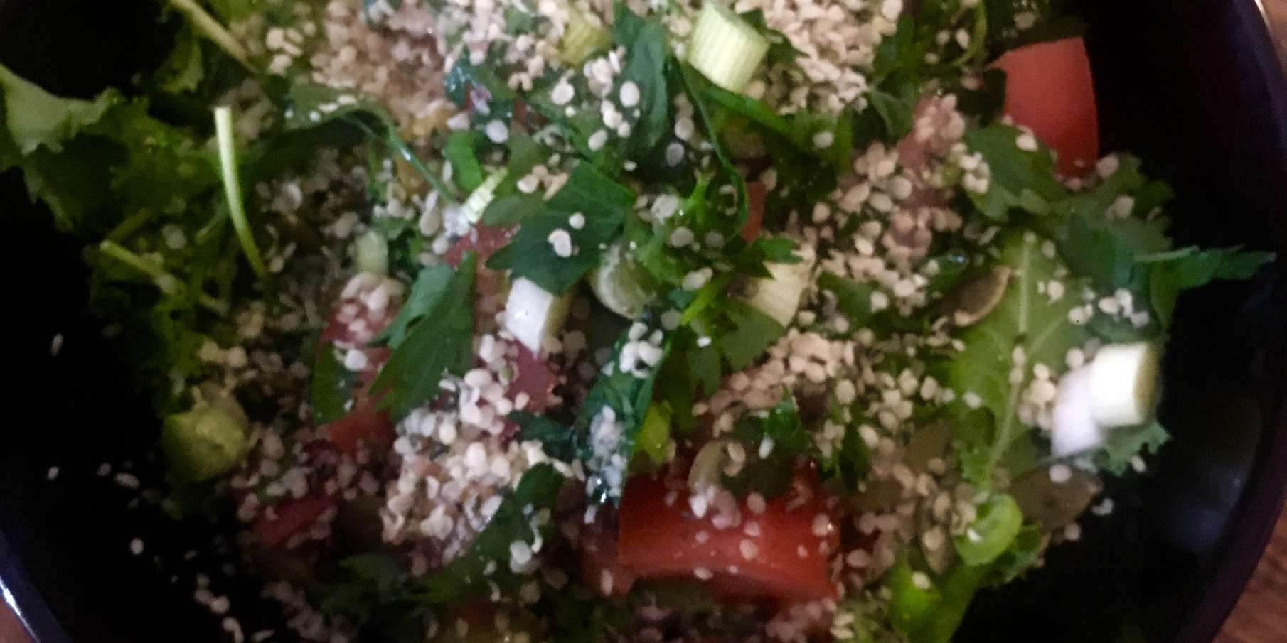 Kale and Hemp Seed "Tabouleh" Salad