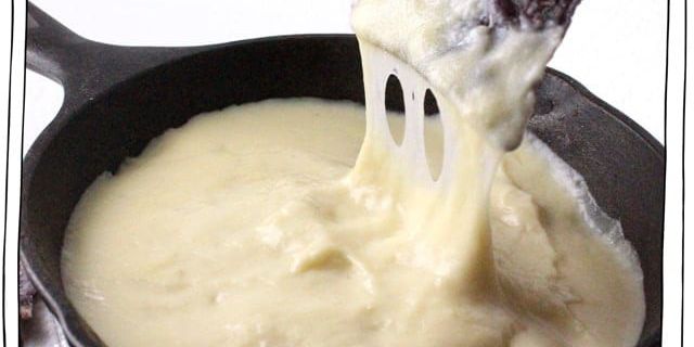 Melty Stretchy Gooey Vegan Mozzarella