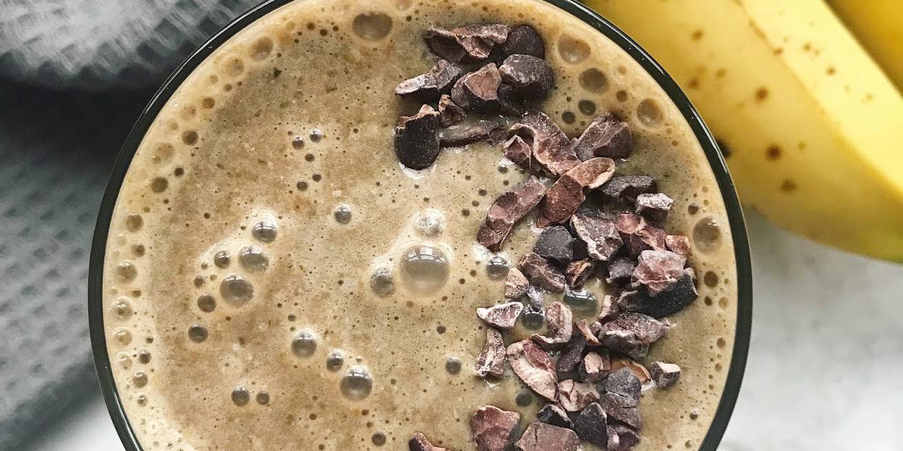 Chocolate Peanut Butter Banana Smoothie