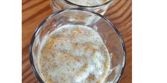 Chia Pudim with Coconut Milk