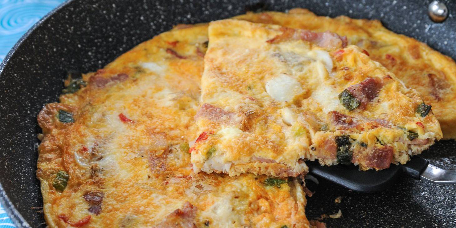 Haddock Frittata & Fresh Arugula Salad