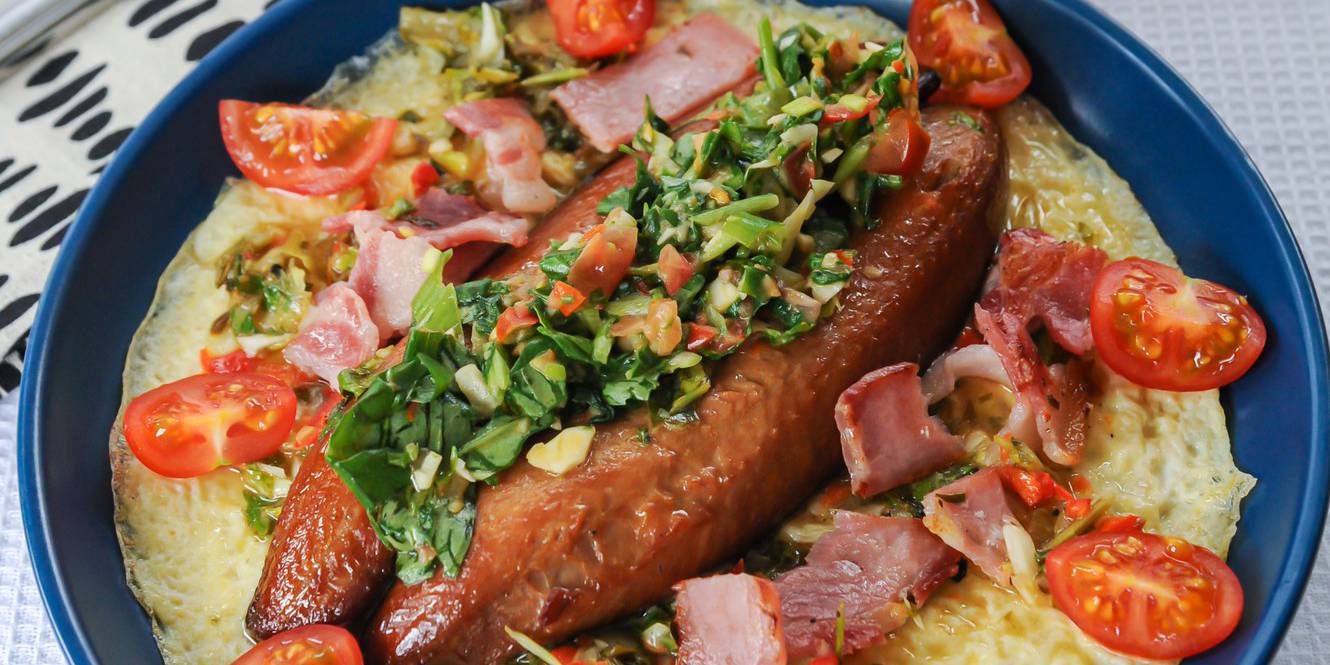 Kipper & Basil Salad "Tortilla"