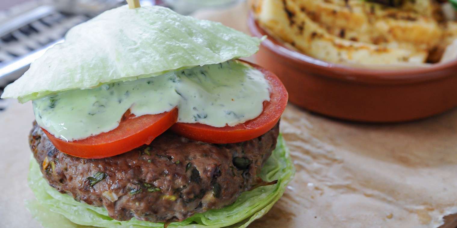 Ultimate Beef Burger & Halloumi Fries