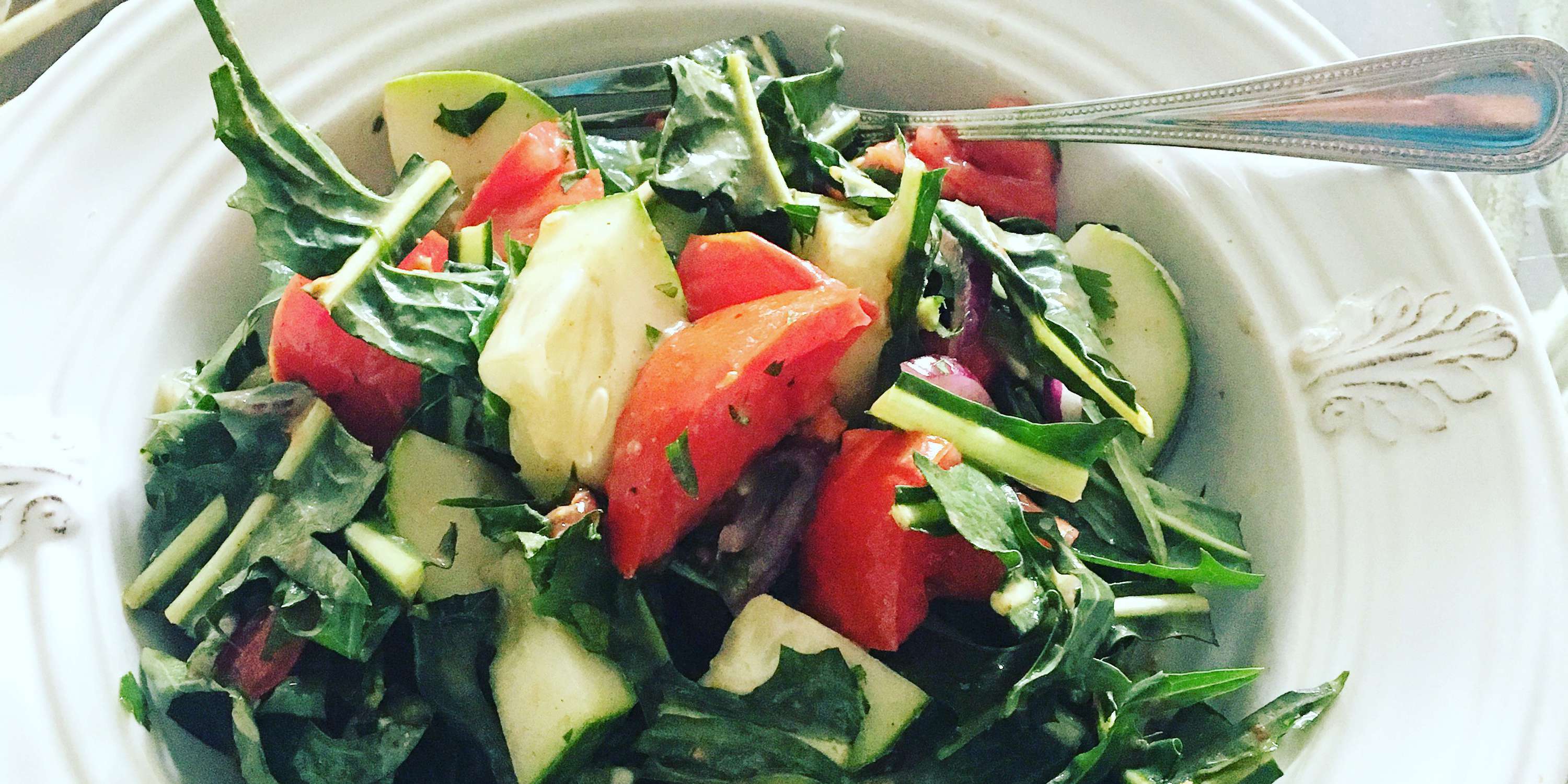 Portobello and Dandelion Salad