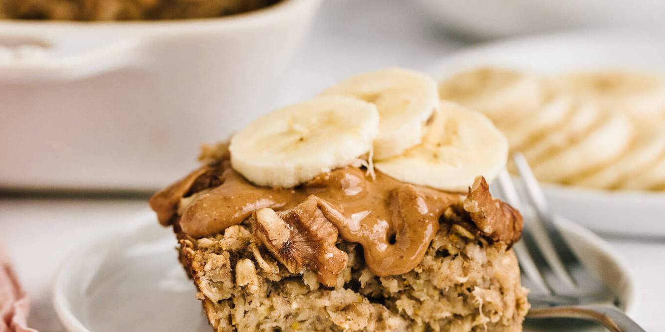 Banana Bread Baked Oatmeal