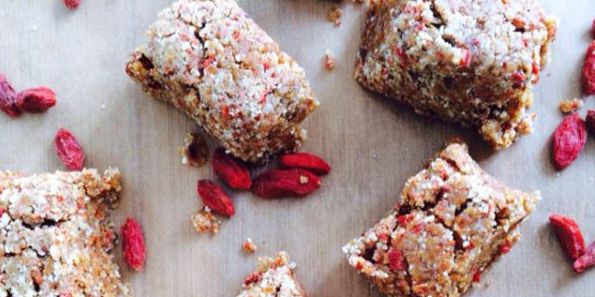 Almond Goji Berry Protein Bites