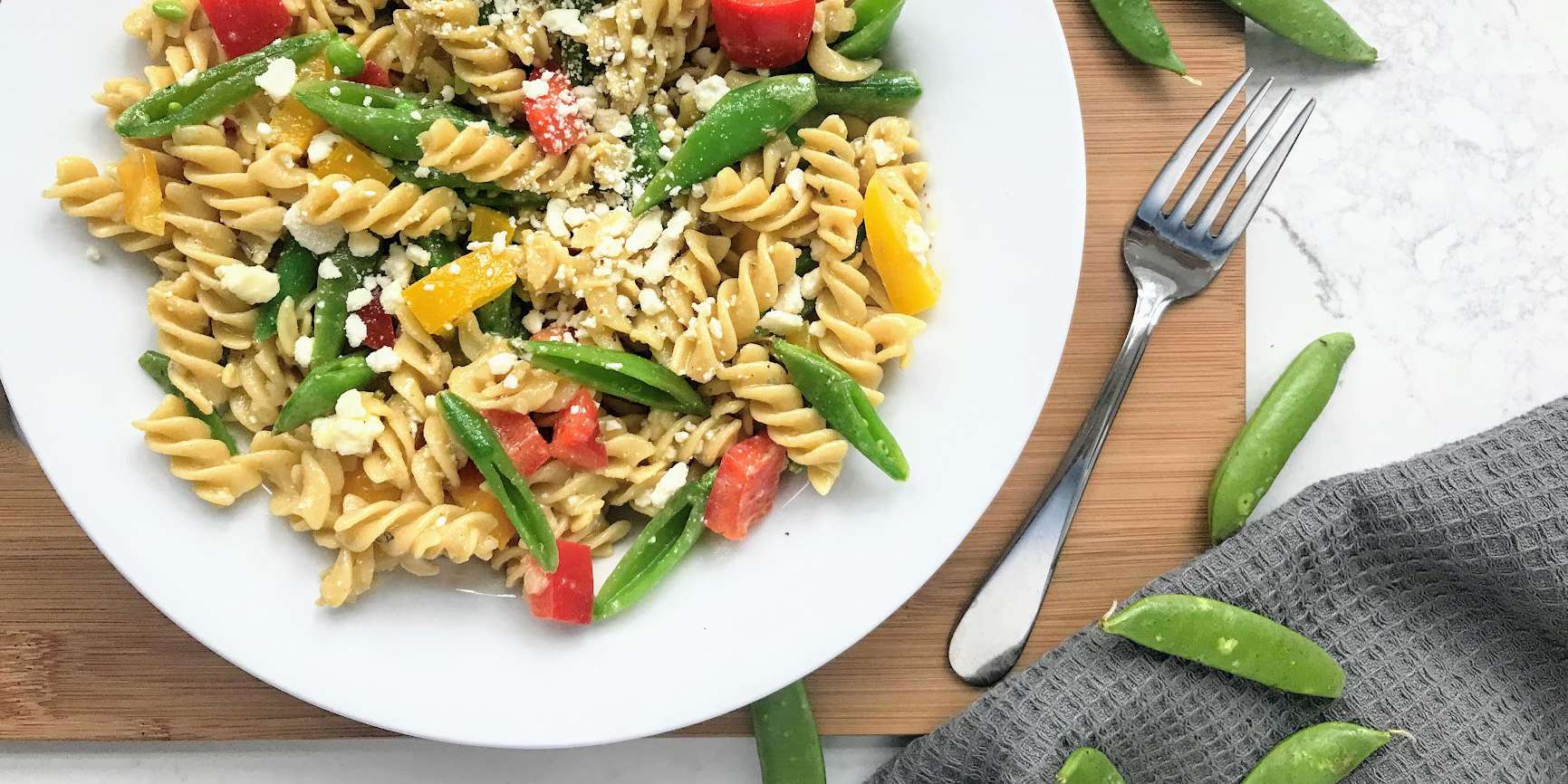 Lemon Garlic Pasta Salad