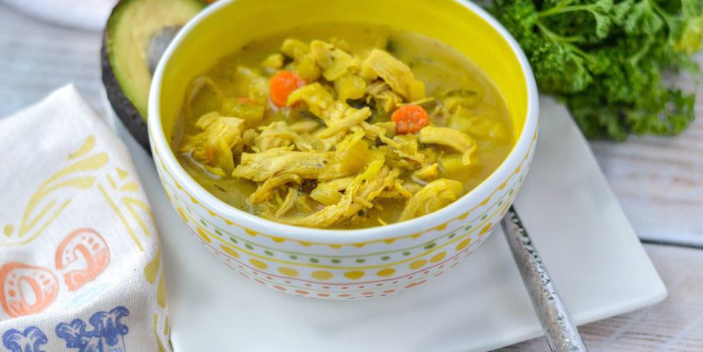 Turmeric Chicken No Noodle Soup