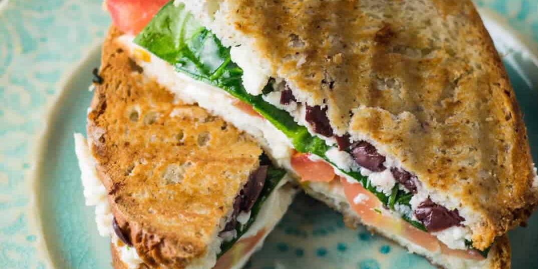 Low Fodmap Mediterranean Grilled Cheese