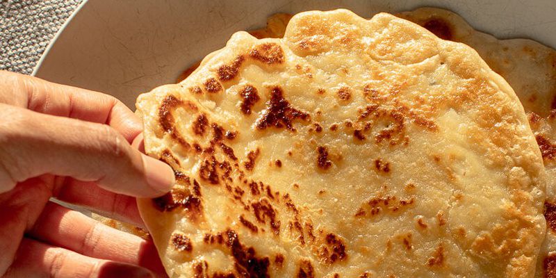 3 Ingredient Gluten Free Naan Bread