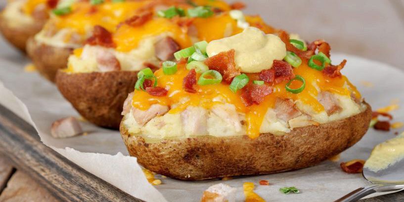 Turkey Stuffed Twice-Baked Potatoes