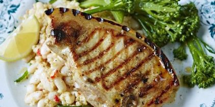 Grilled pork chops