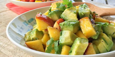 Peach and Avocado Sunshine Salad