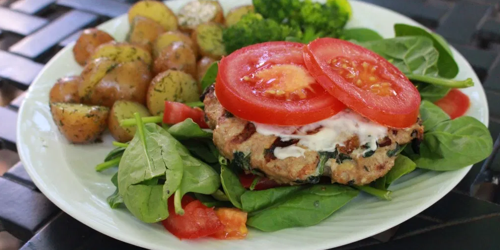 Spinach Cranberry Turkey Burgers