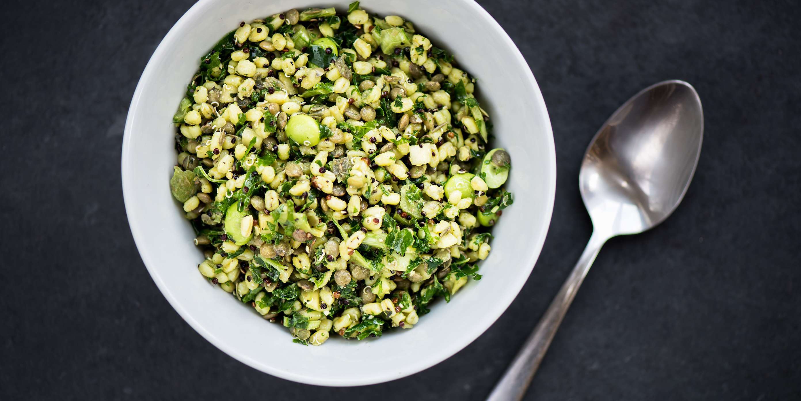 Black Bean and Edamame Avocado Salad