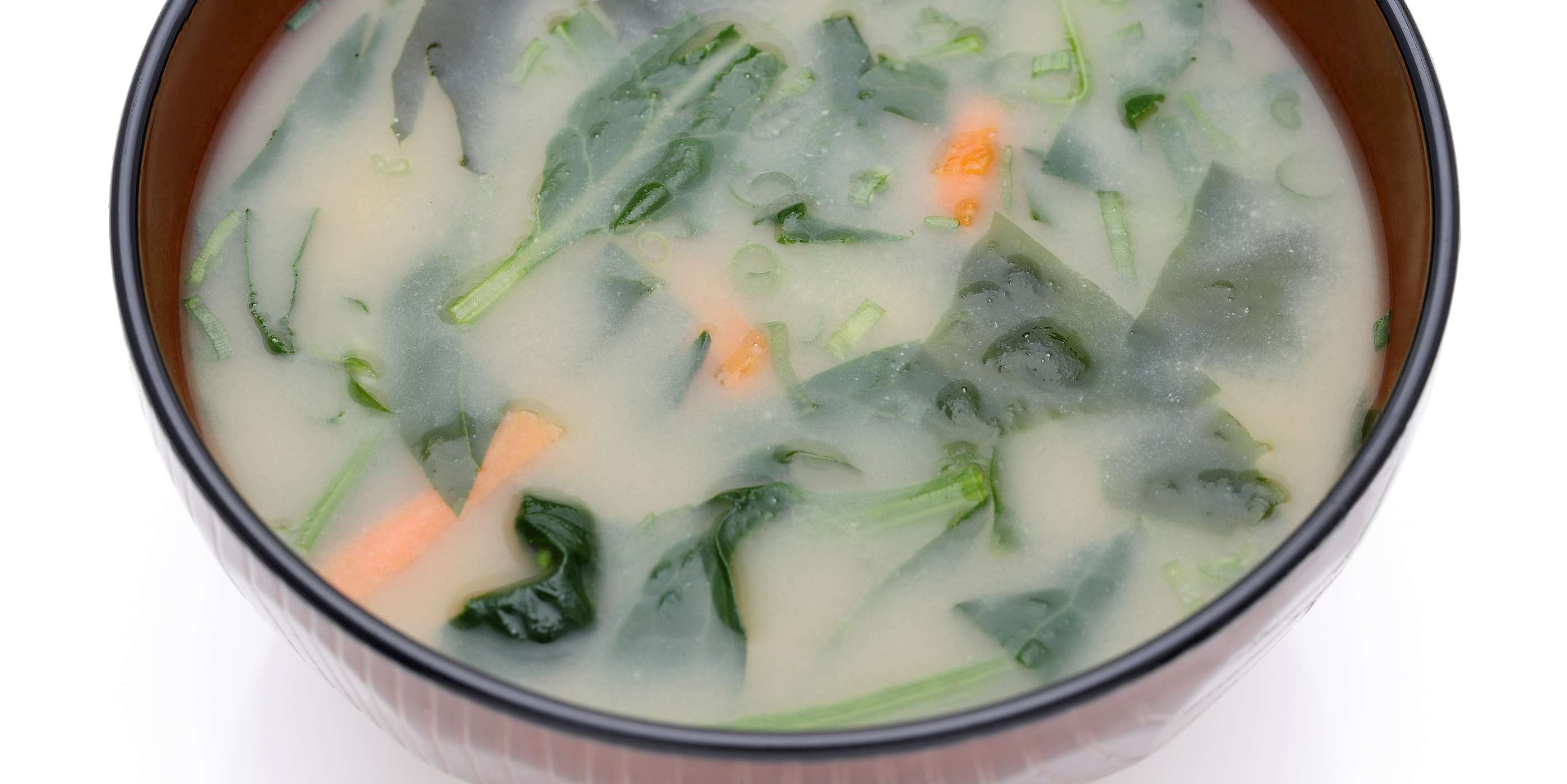 Miso Soup & Wilted Kale