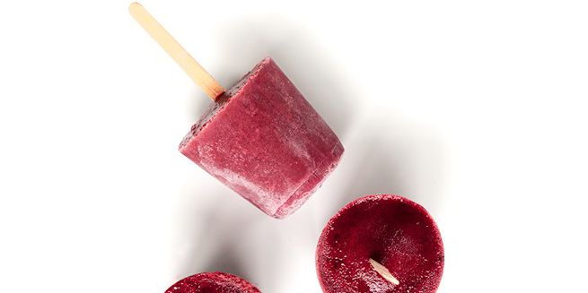 Cherry Almond Popsicles