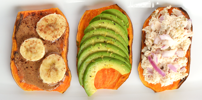 Sweet Potato Toast with Avocado