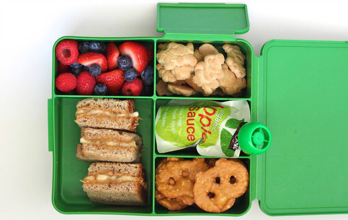 Peanut Butter & Banana Sandwich Bento Lunch Box